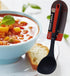 Meat Red Soup Ladle, Non Stick Silicone, Comfortable Handle, Serving and Cooking Spoon for Hot and Cold Foods, Color Coded Home and Kitchen Access...