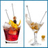 Cocktail Picks Stick, 20Pcs Stainless Steel Martini Picks, Reusable Metal Cocktail Skewers Olives Appetizers Bloody Mary Brandied...
