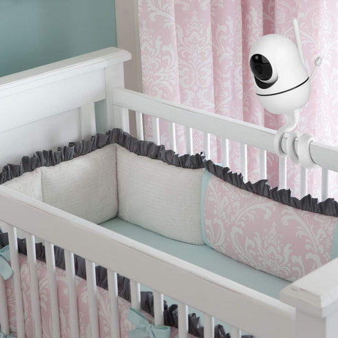 iTODOS Baby Monitor Mount Compatible with HelloBaby HB65/HB66/HB248,ANMEATE SM935E Baby Monitor Camera, Versatile Twist Mount Without Tools or Wal...