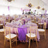 Purple Table Runners 12''x108'', 2 Packs Glitter Fabric Sequin Table Runner for Baby Shower Graduation Celebration Birthday Summer Wedding Mardi G...