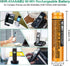 4 Pack HHR-65AAABU NI-MH Rechargeable Battery for Panasonic 1.2V 630mAh AAA Battery for Cordless Phones...