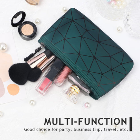 Ayieyill 5Pack Small Makeup Bag for Purse Travel Makeup Pouch,Small Cosmetic Bags with Zipper Storage Mini Makeup Bag Waterproof...