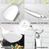 Zulay Kitchen Wok Spatula - Wok Utensils - Stainless Steel Metal Wok Spatula - Wok Accessories - Wok Tools for Cooking - Kitchen Wok Spatula - Met...