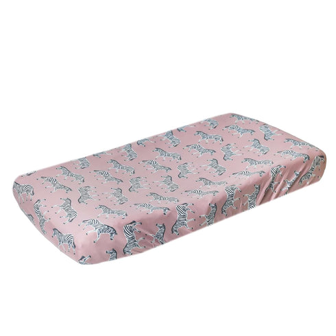 Premium Knit Changing Pad Cover by Copper Pearl: Soft, Stylish, and Universal Fit for All Standard Diaper Changing Pads, Trendy Design Changing Pa...