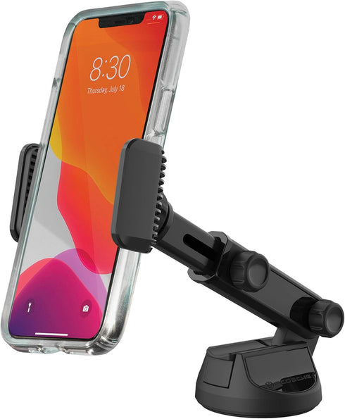Scosche UH4WDEX2-SP Extendo Mount Car Phone Holder Windshield / Dashboard | StickGrip Base | Telescoping Adjustable Arm | Black...