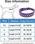 Rhinestone Dog Collar, Bling Rhinestone PU Leather Crystal Diamond Pet Dog Cat Puppy Collar Black S M L XL (L, Hot Pink)...