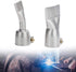 2Pcs Welding Gun Flat Nozzle, Stainless Steel Alloy 20mm Small+40mm Large Tip Welding Gun Nozzle, Hot Air Tourch Gun Soldering Supplies Accessory ...