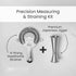 A Bar Above Premium Japanese Jigger 8 Precise Measurement Markings, Heavy Duty 304 Stainless Steel Double Cocktail Jigger for Professional Bartend...