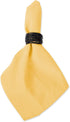 DII Solid Pastel Napkin Set Cotton, Machine Washable, 20x20 Inch, Yellow, 6 Count...