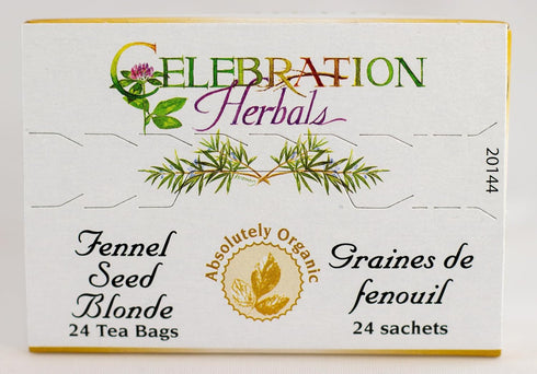 CELEBRATION HERBALS Fennel Seed Blonde Tea Organic 24 Bag, 0.02 Pound...