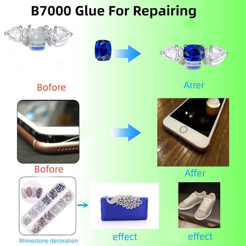 b 7000 15 ml Glue for Phones, Super Glue,Repair Glue,Jewelry Glue,Clear Glue,0.5oz...