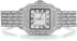 Halukakah Men's Diamond Watch - HORIZON - Iced Out 18K Real Gold/Rose Gold/Platinum White Gold Plated 33MM Width Square Dial Quartz Wristband 8",C...