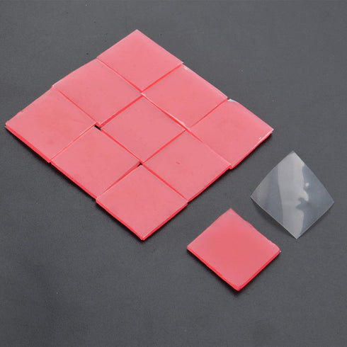 100pcs 2 * 2cm Diamond Painting Glue Clay Diamond Paiting Cement DIY Cross-Stitch Embroidery Tools, Red...