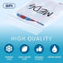 GPI - 2" x 3" - Bulk Pack of 100, 4 Mil Thick, Heavy Duty, Clear Plastic Reclosable Zip Bags, with Write-on White Block for Labeling, Strong & Dur...