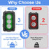 Upgraded Waterproof Magnetic GPS Tracker Box, Magnetic Key Holder for Car Fit for GL300, GL200, GL300W, GL300MA, Fits Most Brands GPS, Magnetic GP...