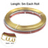 Cinvo 3 Rolls Flat Craft Wire Jewelry Wire Flexible Aluminum Wire Tarnish Resistant for Bezel Sculpting DIY Jewelry Craft Making (1mm Thickness, 3...