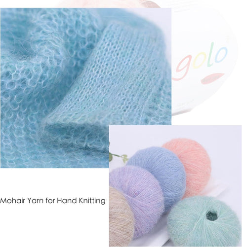 golo Cashmere Yarn for Weaving Mohair Yarn for Hand Knitting Wool Yarn for Weaving...