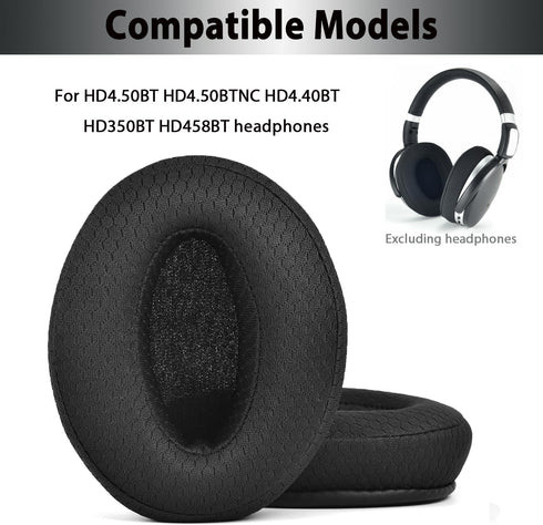 Adhiper Earpads Cushions Replacement for Sennheiser HD4.50BT/HD4.50BTNC/HD4.40BT Headphones, HD4.50SE HD430 HD440 HD350BT HD400S HD458BT Ear Pads ...