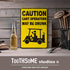 Caution Cart Operators May Be Drunk 12" x 8" Funny Tin Sign Golf Accessory Clubhouse Decor Man Cave Sports Bar Wall Art...