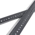 RIVECO 2U Vertical Rack Rails Kit Heavy Duty Server Rack Mount Rails 2 PCS Black...