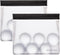BERLINZO Reusable Ice Storage Bag - Freezer Safe Leak Proof Silicone and Plastic-Free Lunch Bag for Ice and Food Storage - BPA-Free - 2 Pack...