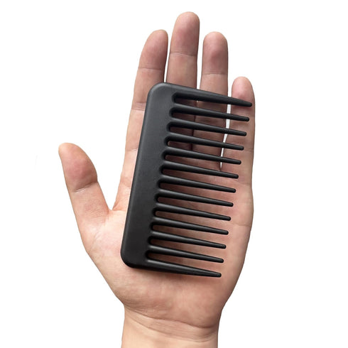 Mini Wide Tooth Comb,Small Travel Purse Hair Detangling Comb Beard Comb for Curly Wavy Hair Portable Care Comb Shower Comb Travel Combs for Men Wo...