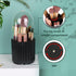 JessLab Makeup Brush Holder Organizer with Lid, 360 Degree Rotatable Makeup Brush Organizer Spinning Cosmetics Holders Brush Storage Box Display f...