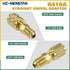 R410A R134A Adapters Mini Split Adapter Fitting Kit 5/16" SAE 1/4" SAE Flare, 1/2 Acme 1/4" SAE Female to Male Brass Fitting Kit with Valve Core R...