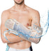 Arm Cast Protector - Waterproof, Reusable, Half Arm (A21) Covers Hand, Wrist & Forearm for Water Protection in Pool, Bath & Shower....