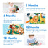 Baby Books 0-6 Months,Infant Tummy Time Toys High Contrast Sensory Baby Toys 6 to 12 Months Touch Feel Book Gift Christmas Stocking Stuffers for B...