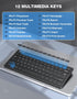 TECKNET Wireless Keyboard and Mouse Combo, Mini Cordless Computer Keyboard and Mouse Set 2.4GHz, Silent Adjustable 1600 DPI, Quiet Click, Lag-Free...