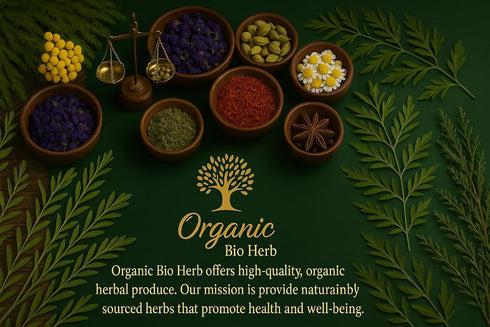 Organic Bio Herbs Premium Dried Wormwood (Artemisia vulgaris) | 100% Natural & Hand-Harvested | Ideal for Herbal Tea, Tinctures, & Infusions | Non...