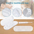 Fowecelt 2 Pack Electric Toothbrush Travel Case for Oral-B Pro and Other Electric Toothbrush, Portable Travel Toothbrush Holder (White & Clear)...