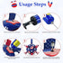 Dog Soccer Ball with Straps 4th of July Dog Toy Dog Interactive Ball Toy for Tug of War Independence Day Dog Tug Ball Toy with American Flag Patte...