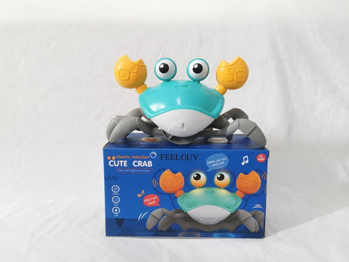 Crawling Toy Crab Baby Toy,Fantastic Creatures Toys Infant Sensory Tummy time Toys 3 4 5 6 7 8 9 10 11 12 Babies boy Girl 3-6 6-12 Learning to Cra...