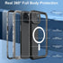 Ezanmull for iPhone 14 Plus Waterproof Case with Built-in Screen Protector & Compatible with MagSafe Magnetic - Rugged Full Body Dustproof Shockpr...