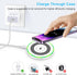 Fast Wireless Charger Samsung Charging Pad Wireless Phone Charger for Android Samsung Galaxy S24 Ultra S24 S23 FE S22 S21 S20 S10,Google Pixel 8 P...