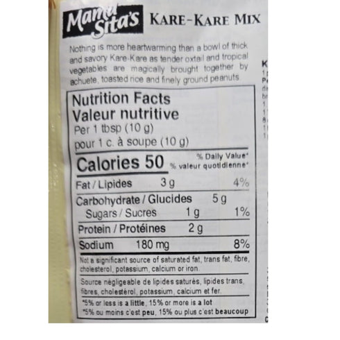 Mama Sita's Mixed Spices, Marinades, Sauces and Seasonings 6 Packs (Kare-Kare Peanut Sauce Mix)...