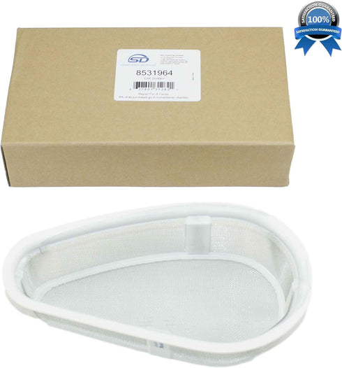 Supplying Demand 348399 8531964 W10828351 Clothes Dryer Lint Screen Filter Replacement