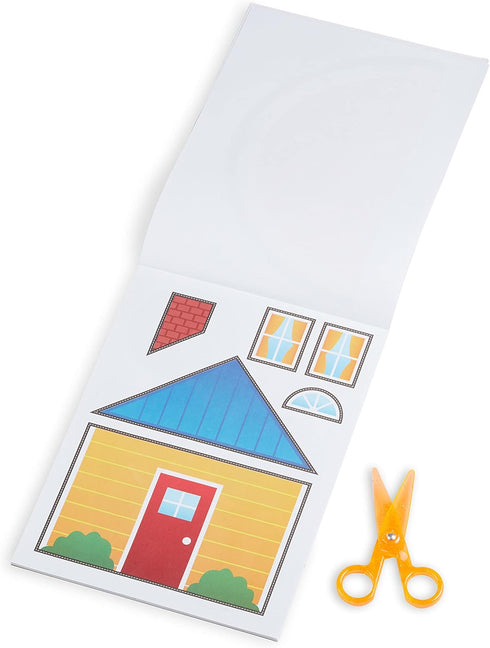 Melissa & Doug Scissor Skills Activity Book With Pair of Child-Safe Scissors (20 Pages) - FSC Certified...
