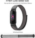 3 Pack Nylon Bands Compatible With Fitbit Luxe for Women Men, Adjustable Breathable Sport Strap Loop Replacement Wristbands for Fitbit Luxe Fitnes...