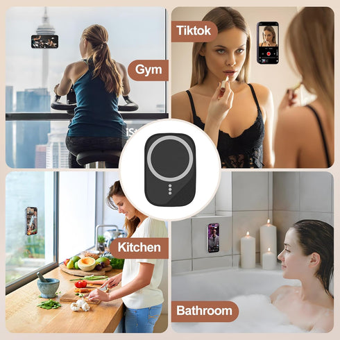Magnetic Suction Phone Holder for MagSafe, Anti-Slip Hands-Free Phone Holder, Compatible with iPhone MagSafe Phone Case, Perfect for TikTok Videos...