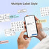 POLONO P31S Label Maker Machine with Tape, Portable Thermal Printer, Portable Bluetooth Label Printer for Organizing Storage Office Home, Sticker ...