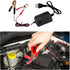 Car Battery Charger, 12V Multipurpose Lead Acid Automotive Charger with Crocodile Clip and Power Indicator, Smart Vehicle Battery Charger for Car,...