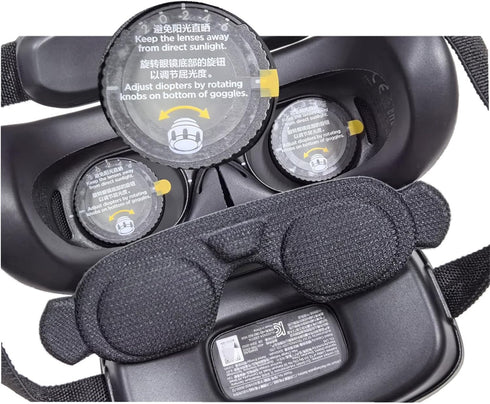 Replacement Lens Protector Cover Compatible for DJI Goggles 3 Lens Protective Mat Pad Cap Compatible for DJI Avata 2 Goggles 3 Accessories...