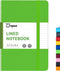 JOYEUX Lined Journal Notebook, 160 Pages Journal for Writing, Medium 5.7 inches x 8 inches Journal for Women Men - 100 Gsm Thick A5 Paper (Green)...