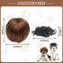 Dog Costume Cat Apparel Dog Toys Curly Braids Headgear Wigs Styling Cute Funny Pet Hair Accessories (flax)...