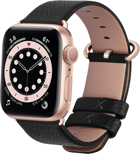 Fullmosa Leather Bands Compatible with Apple Watch Band 41mm 40mm 38mm 42mm 44mm 45mm 46mm 49mm Women Men for iWatch Ultra 2/Ultra/10/9/8/7/6/5/4/...