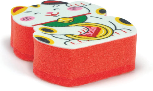 Genuine Fred, FELINE LUCKY, Lucky Cat Kitchen Sponge...