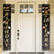 Happy Birthday Cheers to 18 Years Black Gold Yard Sign Door Banner 18th Birthday Decorations Party Supplies...